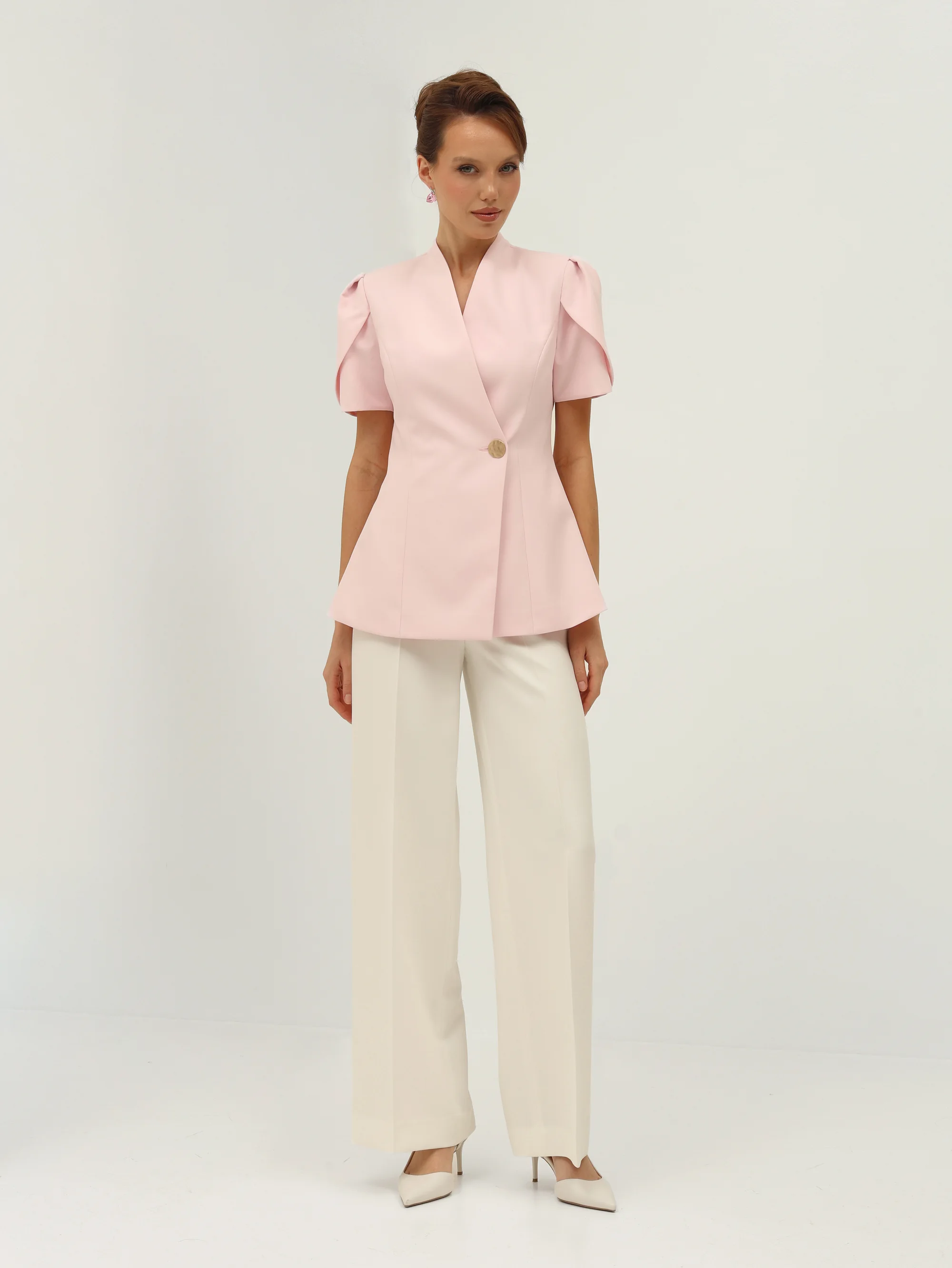 Приталенный жакет 302 7-302 00-328 50, 48, 46, 44, 42 — Фото 7