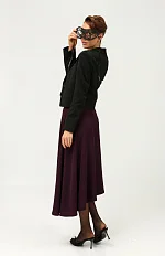 Ассиметричная атласная юбка Марита