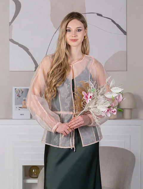 Жакет из органзы 270/7-270