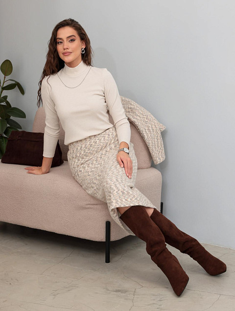 Юбка из трикотажного полотна Кипра/1-1177 — Фото 7